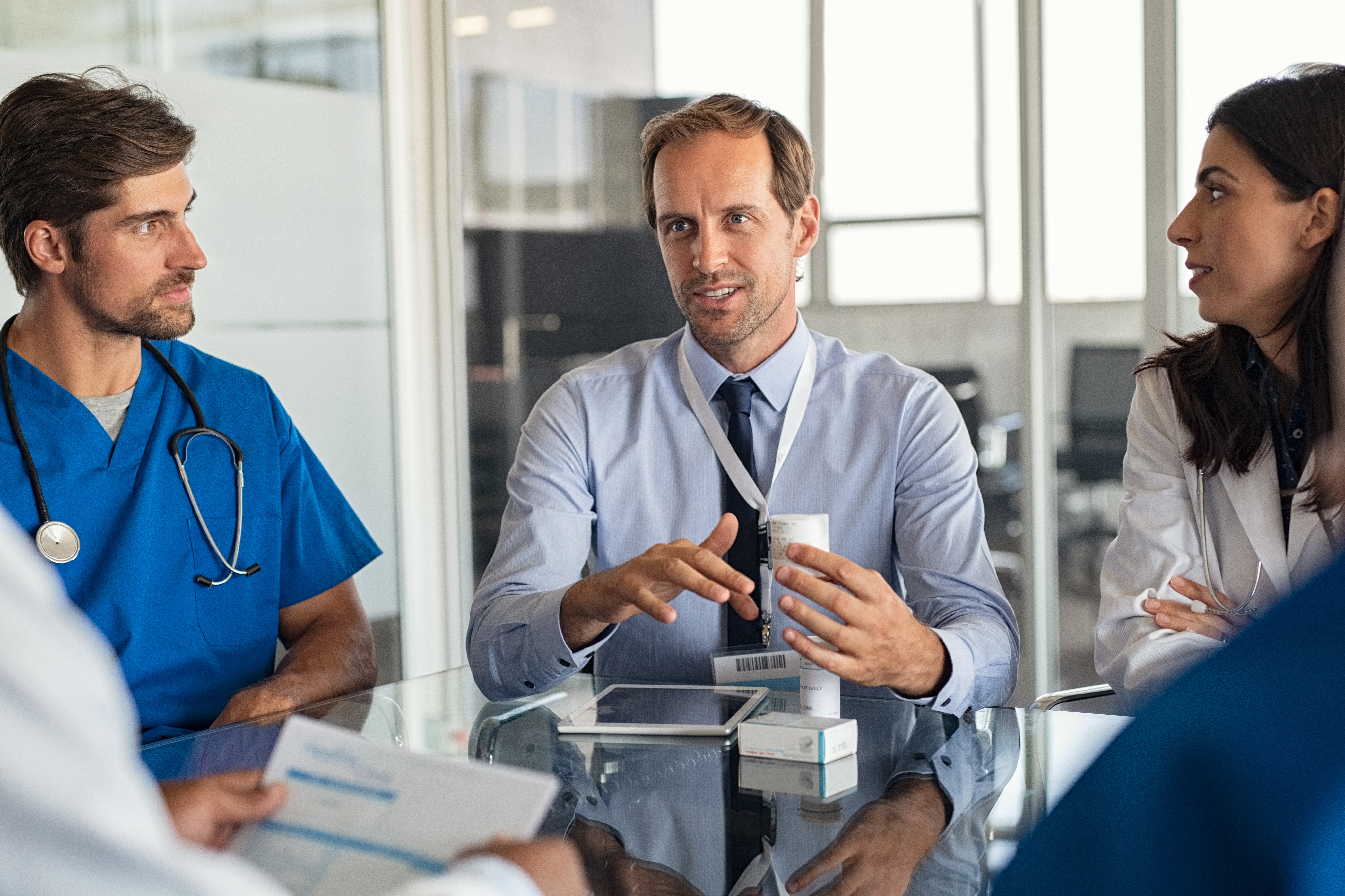 Medical team in meeting
